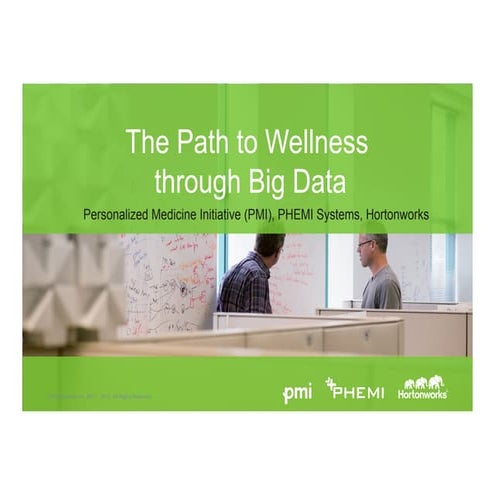 The Path to Wellness  through Big Data 