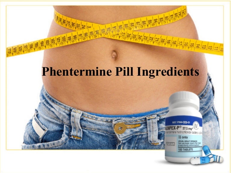 Phentermine pill ingredients