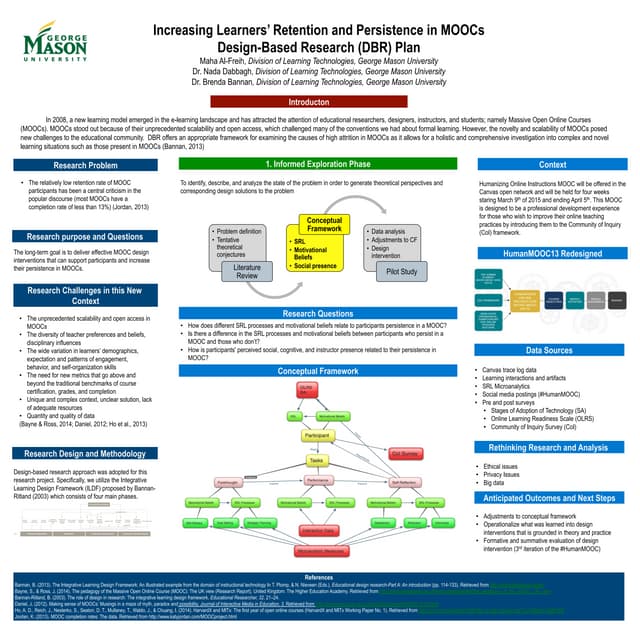 Increasing Learners' Retention and Persistence in MOOCs: Design-Based Researc...