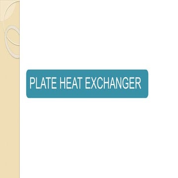 Plate type heat exchanger
