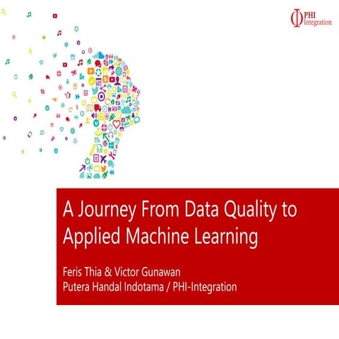 Journey from Data Quality to Applied Machine Learning