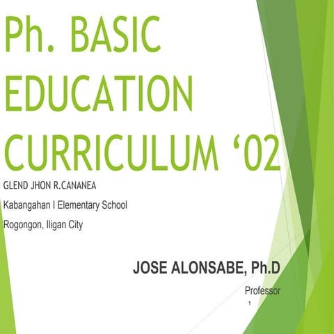 Phil. educ. legislation