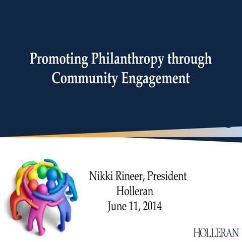 Philanthropy and Community Engagement