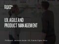 UX, Agile and product management