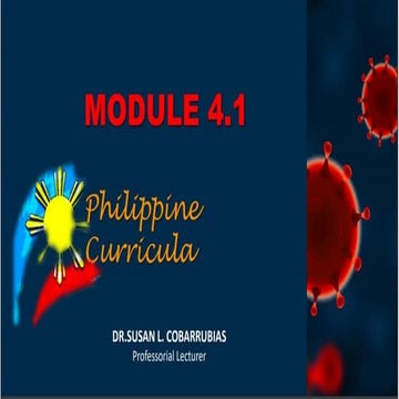 PHILIPPINE CURRICULUM