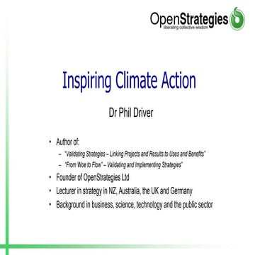 Phil Driver: Inspiring Climate Action