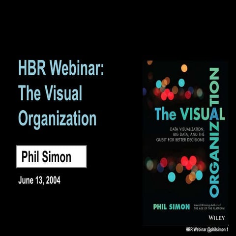 Harvard Business Review Webinar: The Visual Organization