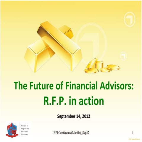 The Future of Financial Advisors – Dr. Sidney Sze