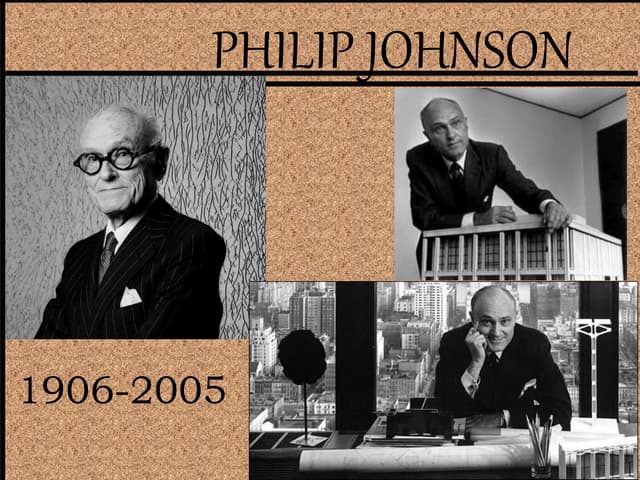 Philip johnson