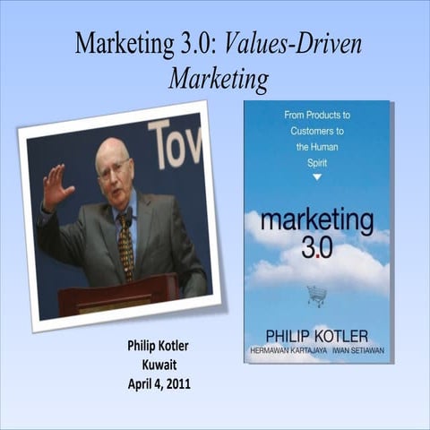 Philip kotler marketing_3.0_seminar_april_4_2011