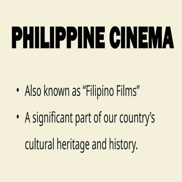 PHILIPPINE-CINEMA of the Philippines pptx.