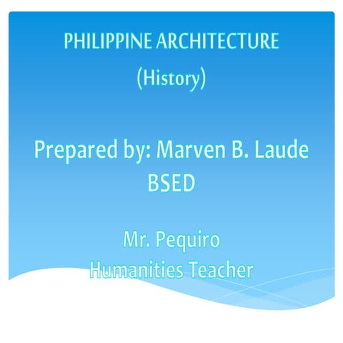 Philippine architecture