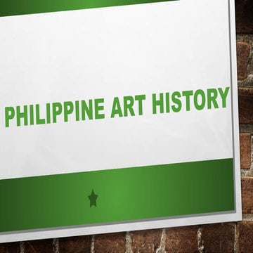 RVA-4.pptx Timeline of Philippine Art in the Philippines | PPTX