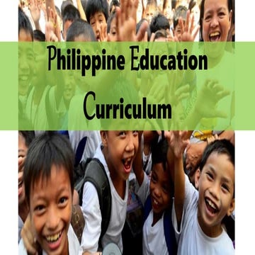 Philippine education curriculum