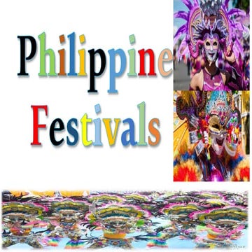 Philippine Festivals (Music) Quarter 4