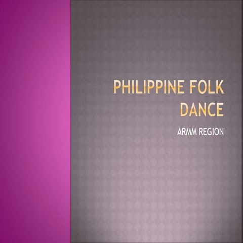 Philippine folk dance