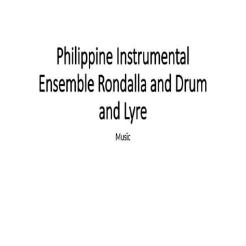 Rondalla | PPTX
