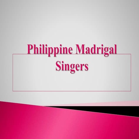 Philippine Madrigal Singers