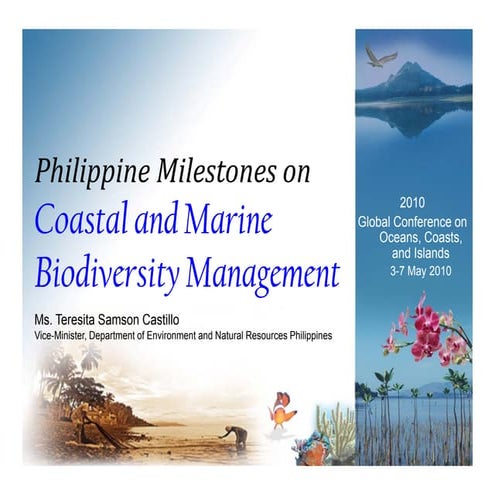 Philippine Milestones on Coastal Marine Management