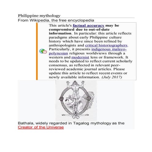 Philippine-Mythology Part 1.pptx Mythology | PPTX