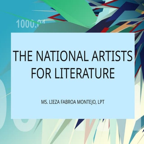 PHILIPPINE NATIONAL ARTISTS FOR LITERATURE.pptx