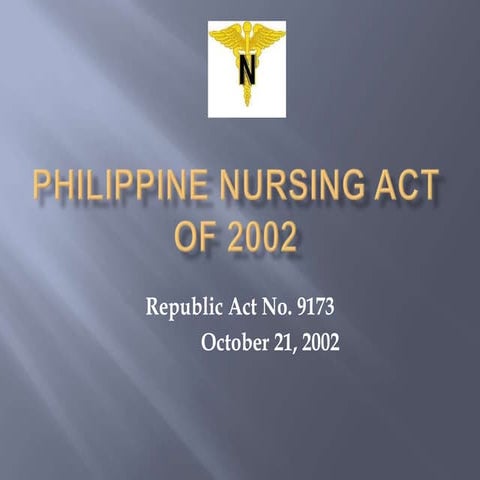 Philippine Nursing Act of 2002