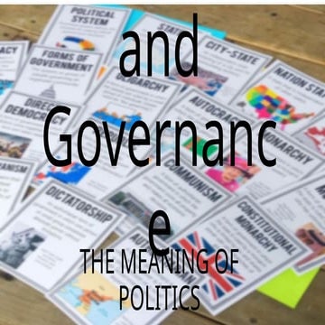 PHILIPPINE POLITICS AND GOVERNANCE MODULE 1 QUARTER 1 GRADE 11 SENIOR ...