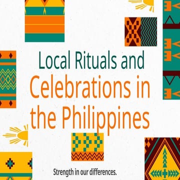 Creative Writing 7- Philippine Rituals and Festivals | PPTX