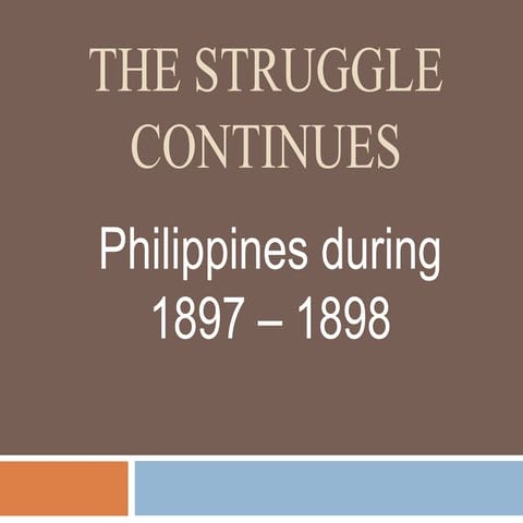 Philippines 1897 1899