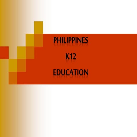 Philippines k12 education