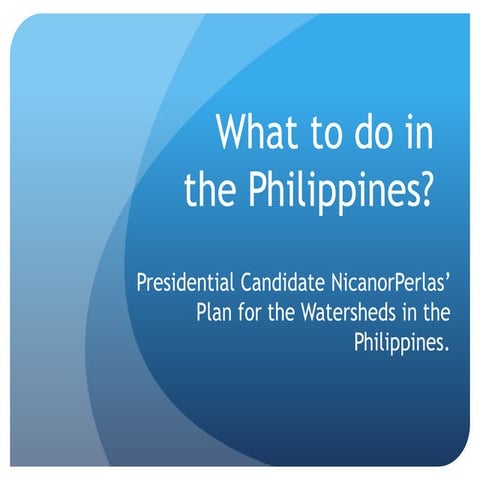 Philippines Watershed