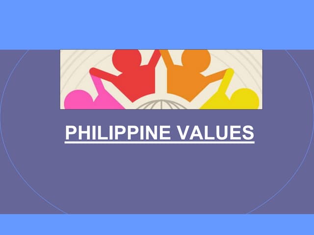 Philippine values...