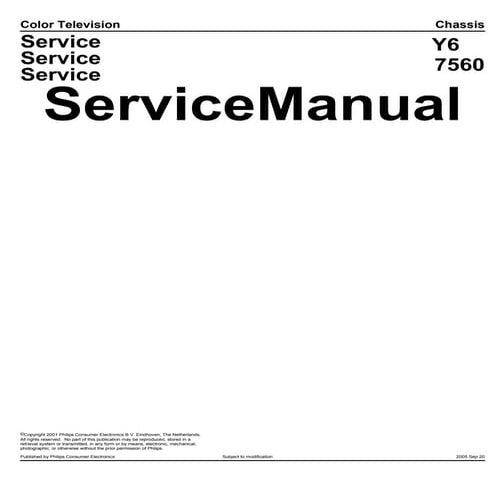 Philips 14 ll170123 chasis y6