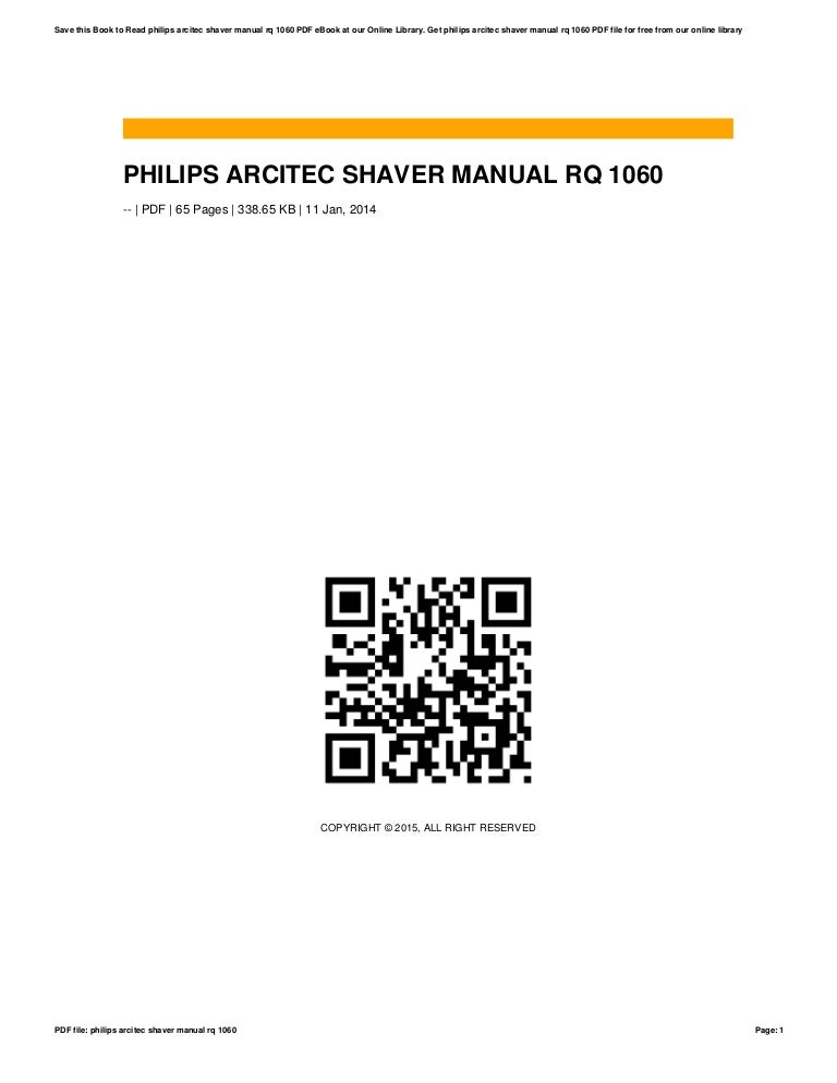 philips arcitec manual Manual afeitadora philips arcitec.