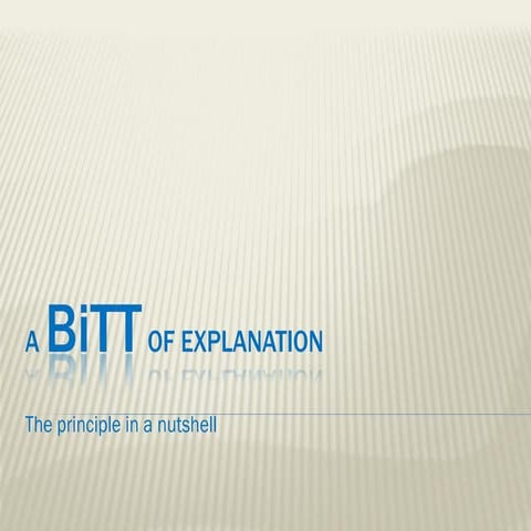 Philips BITT Basic Principle v4