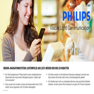 TWT Trendradar: Philips Indoor Navigationssystem 