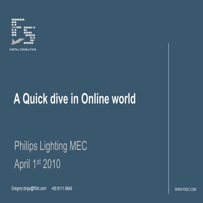 Introduction to online, how to embrace it