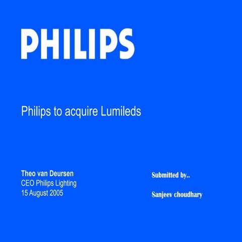 Philips lighting ppt