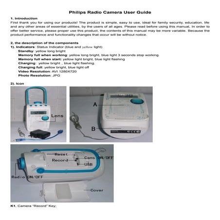 HD Philips radio camera user guide-Spy camera radio user guide visit onlinesp...