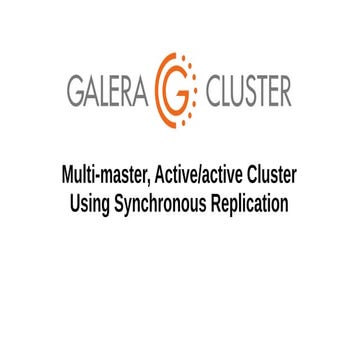 Do more with Galera Cluster in your OpenStack cloud
