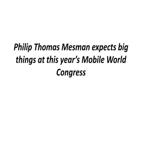 Philip thomas  mesman 