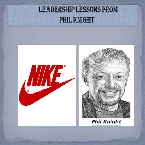 Phil knight Case Study