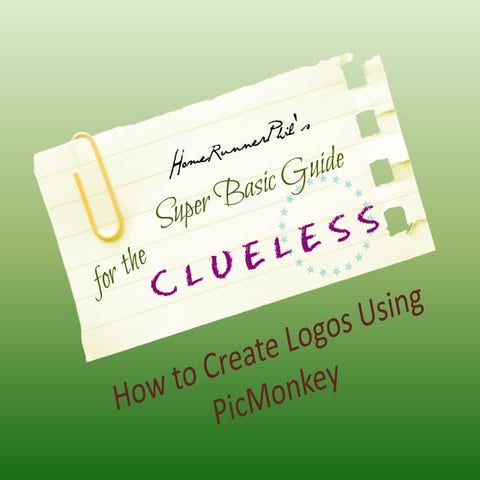 How to Create Logos Using PicMonkey