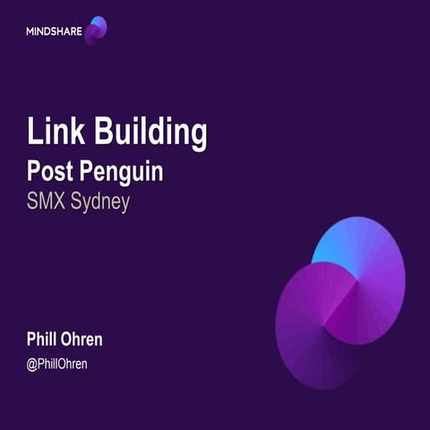 Link Building Post Penguin. SEO In a Penguin filled world.