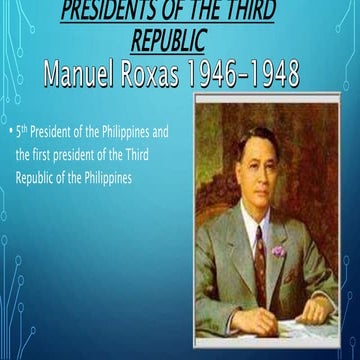Third to Fifth Republic of the Philippines | PPT