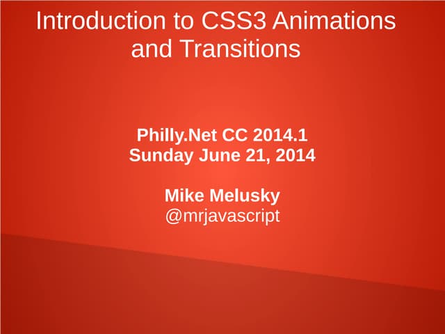 Philly.NET Code Camp 2014.1
