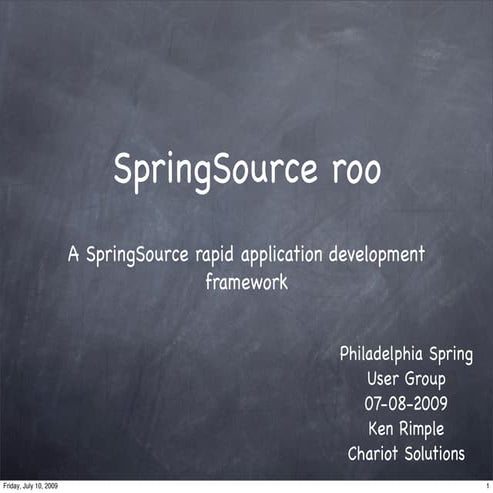 Philly Spring UG Roo Overview