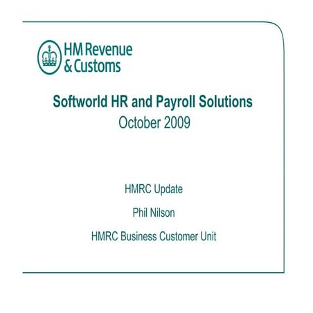 HMRC Update