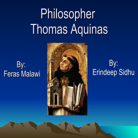 Philosopher Thomas Aquinas