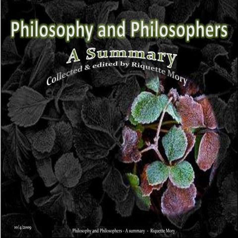 Lecture 1 Introduction to Philosophy | PPTX